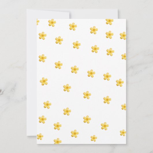 Whimsical-zonneschijn op weg naar baby shower kaart (Achterkant)