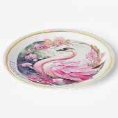 Whimsical zwaan papier Borden Papieren Bordje (Gekanteld)