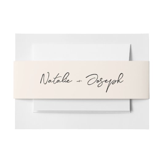 Whimsical Zwart Handgeschreven Retro Leuke Schatti Uitnodigingen Wikkel (Voorkant Voorbeeld)