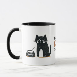 Whimsical Zwarte Kat Manifesteren Full Food Bowl Mok