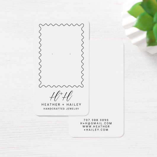 Whimsicalcore Wavy Border Display Kaart (Bureau)