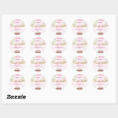 WhimsicalDotty Birthday Snoep Buffet Sticker (Vel)