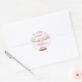 WhimsicalDotty Birthday Snoep Buffet Sticker (Envelop)