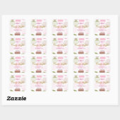 WhimsicalDotty Birthday Snoep Buffet Sticker (Vel)