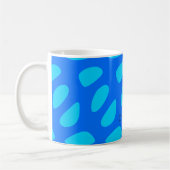 Whimsicale Abstracte Traandrop Vorm Patronen Koffiemok (Links)