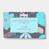 Whimsicale Bloemendoula Of Verloskundige Badge (Achterkant)