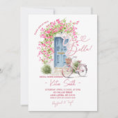 Whimsicale Ciao Bella Italiaanse Bruiloftsborrel Kaart (Voorkant)