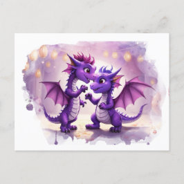 *~* Whimsicale FOTO Uitnodiging Draak AP48 Postkaa