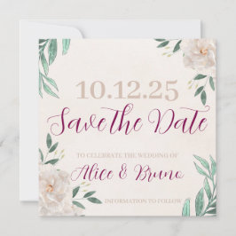 Whimsicale herfst 'save the date'-kaarten save the date