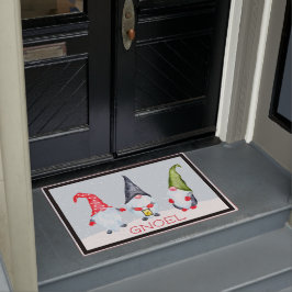 Whimsicale Kerst Gnome Deurmat