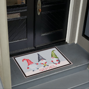 Whimsicale Kerst Gnome Deurmat