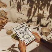 Whimsicale kosmische ruimte Save The Date uitnodig