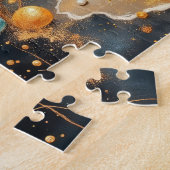 whimsicale kunst zeester schilderij legpuzzel (Zijkant)