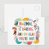Whimsicale Kunstleraar Creatieve Citaat Ontwerp Briefkaart (Voorkant / Achterkant)