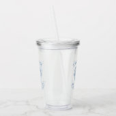 Whimsicale laatste toast op de kust acryl drinkbeker (Links)