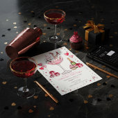 Whimsicale Martini Galentine's Uitnodiging