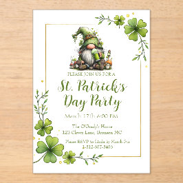 Whimsicale uitnodiging voor St. Patrick's Day-vier