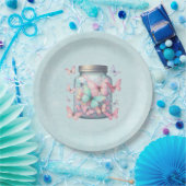 Whimsicale Vlinders in een Pot Papieren Bordje (Feest)