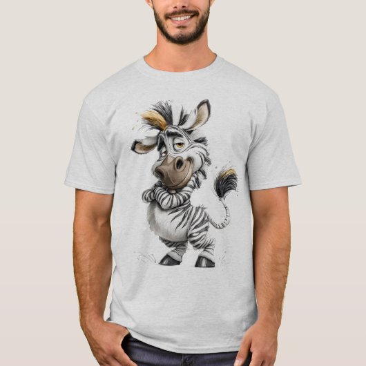 whimsicale Zebra T-shirt (Voorkant)