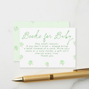 Whimsicalische handgetekende boeken voor baby baby informatiekaartje