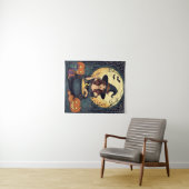 Whimsically Enchanting Witch With Spiders and Jack Wandkleed (In Situ (horizontaal))