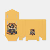 Whimsically Enchanting Witch With Spiders Bedankdoosjes (Uitgevouwen)