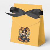 Whimsically Enchanting Witch With Spiders Bedankdoosjes (Voorkant Zijde)