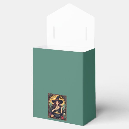 Whimsically Enchanting Witch With Spiders Bedankdoosjes (Geopend)