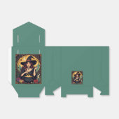 Whimsically Enchanting Witch With Spiders Bedankdoosjes (Uitgevouwen)