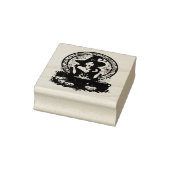 Whimsically Enchanting Witch With Spiders Rubberstempel (Stempel)