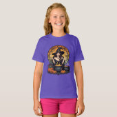 Whimsically Enchanting Witch With Spiders T-shirt (Voorkant volledig)