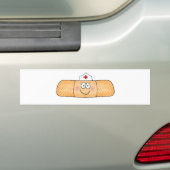 Whimsicla Band Aid Bandage met zurse Pet Cute Bumpersticker (Op auto)