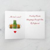 Whimsicle Romantische Kerst Kaart (Binnen)