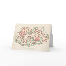Whimsiek Pastel Schrift Prettig Kerstfeest