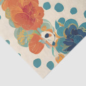 Whimsieke Retro Haan Tissuepapier (Detail)