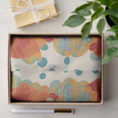 Whimsieke Retro Haan Tissuepapier (Geschenk)