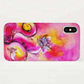 WHIMSIERENDE BLOEMEN roze geel paars Case-Mate iPhone Case (Achterkant (horizontaal))