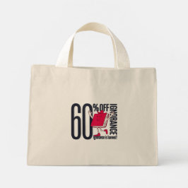 Whimsige Onwetendheid Is Verboden Educatief Klein  Mini Tote Bag