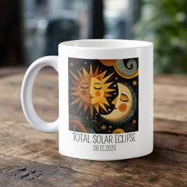 Whimsige zonsverduistering koffiemok