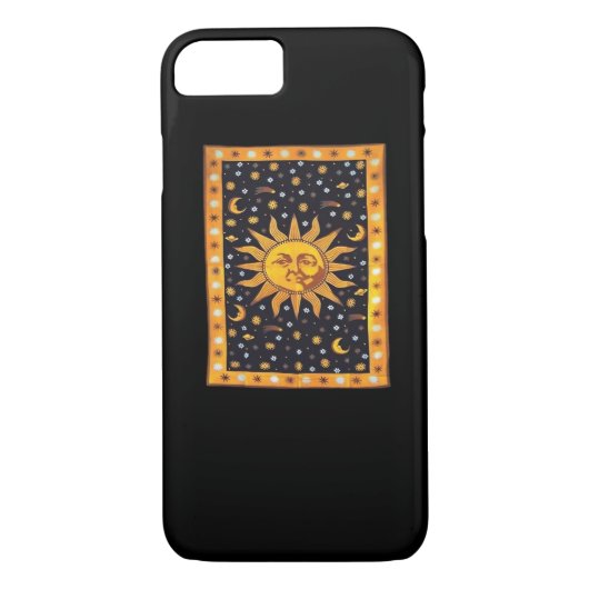 Whimsigoth 90s zon en maan Case-Mate iPhone case (Achterkant)