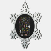 Whimsigoth Apothecary Classic Tin Sneeuwvlok Ornament (Rechts)