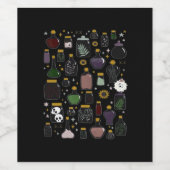 Whimsigoth Apothecary Classic Wijn Etiket (Enkel label)