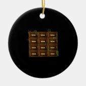 Whimsigoth Apothecary Drawers Keramisch Ornament (Voorkant)