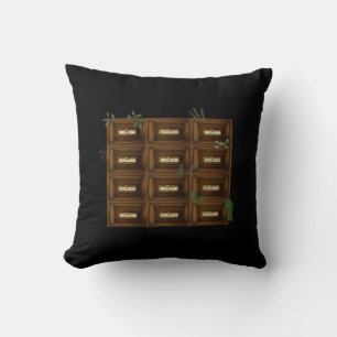 Whimsigoth Apothecary Drawers Kussen
