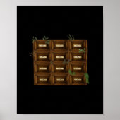 Whimsigoth Apothecary Drawers Poster (Voorkant)