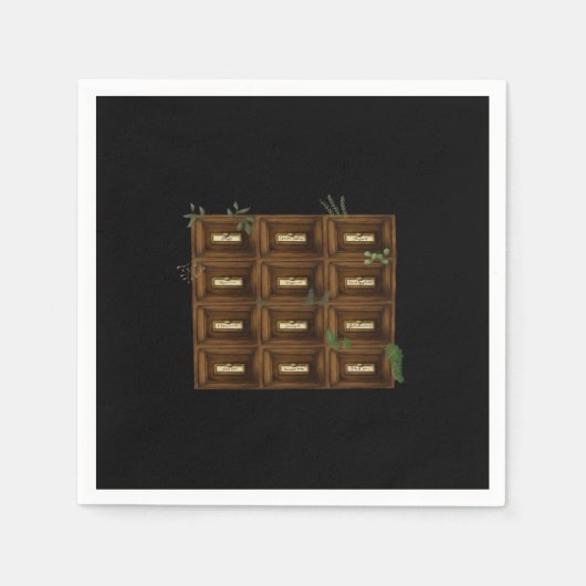 Whimsigoth Apothecary Drawers Servet (Voorkant)