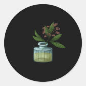 Whimsigoth Apothecary Vaas Classic Ronde Sticker (Voorkant)