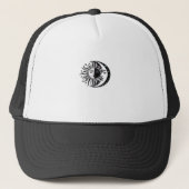 Whimsigoth Aquarel Sun Moon Witchy Classic Trucker Pet (Voorkant)