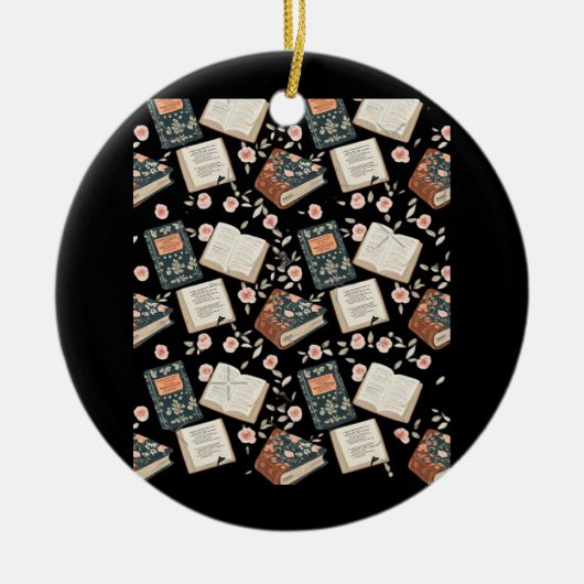Whimsigoth Booktok Esthetische Graphic Keramisch Ornament (Voorkant)
