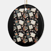 Whimsigoth Booktok Esthetische Graphic Keramisch Ornament (Links)